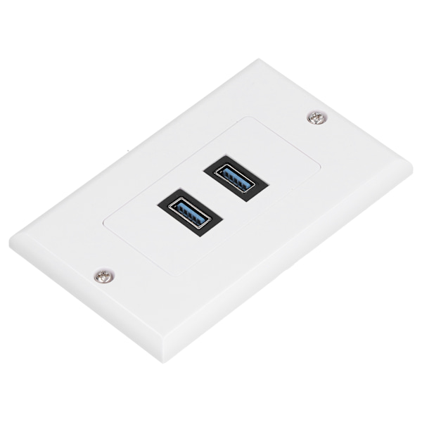 USB 3.0 Väggplatta Dataöverföring 2 Port USB 3.0 Komponent Komposit Väggpanel för Laddning