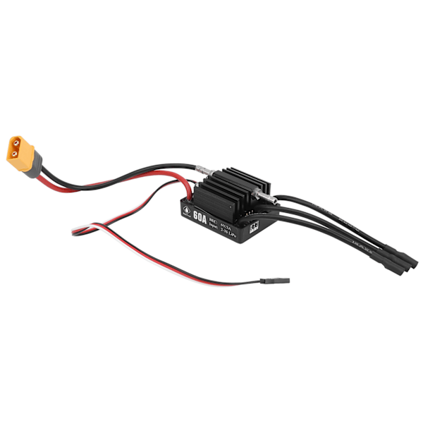 60A Borstlös Vattentät ESC 2‑3S RTR Version Uppgradering Tillbehör för RC Båtmodell