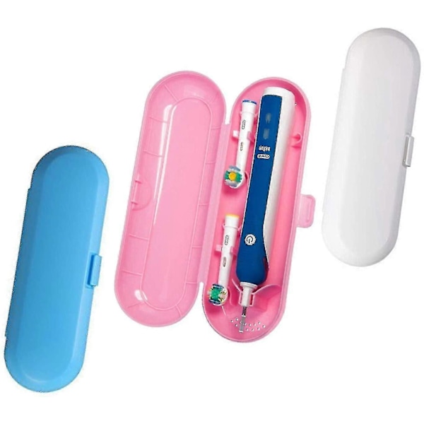 3-pack Reseskyddsfodral, resefodral tandborstlåda