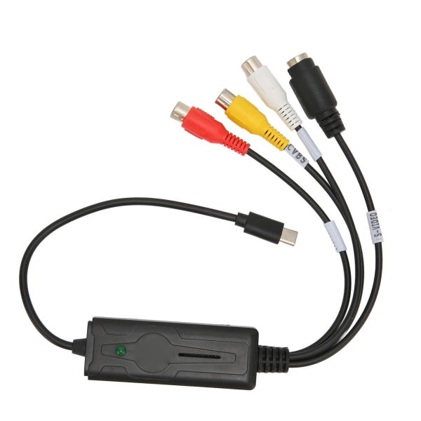 Type C Äänen ja Videon Tallennuskortti RCA - USB Muunninsovitin Vista XP:lle OS X:lle Windows 10 8.1 8 7