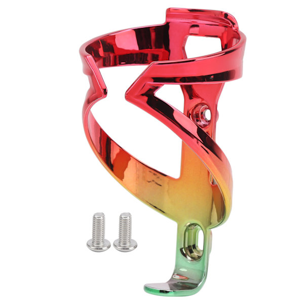 Mountain Bike Cycling Water Cup Holder Colorful Lightweight Bicycle Bottle Cage Bracket(Red Golden Green )