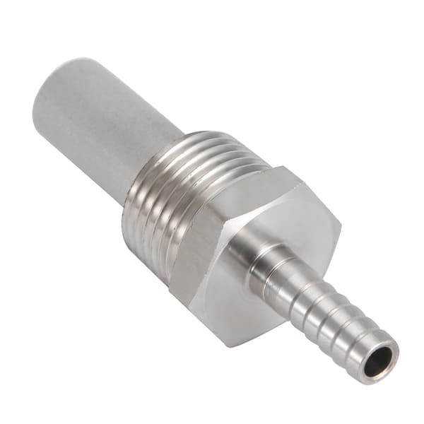 1/2\" MPT oksygenstein 1/4\" mothake inline karbonering lufting hjemmebryggestein (0,5 mikron)