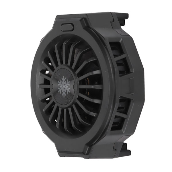 Kännykkäpuhelimen jäähdytin LZF10 Semiconductor Refrigeration Phone Cooling Stand Fan RGB-värikkäällä valolla pelaamiseen (musta perusmalli)