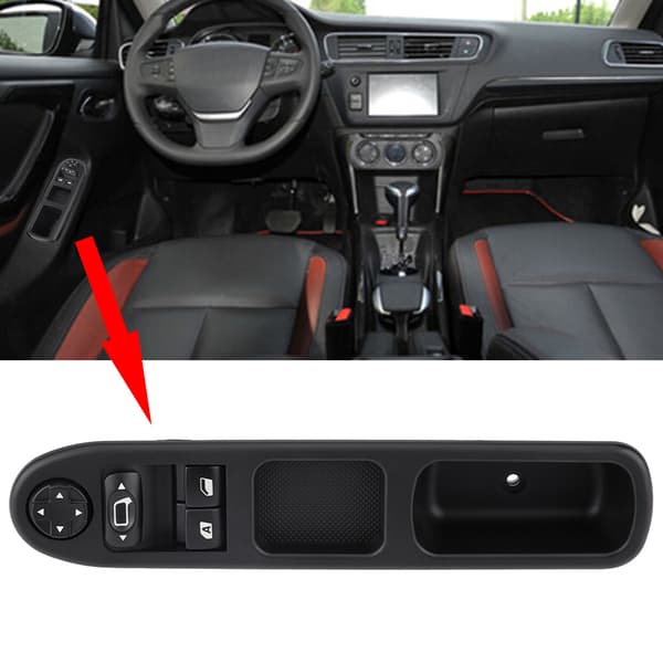 Hovedstrømafbryder til rudehejs til Citroen C3 Picasso Peugeot 207 CC 6554.QC