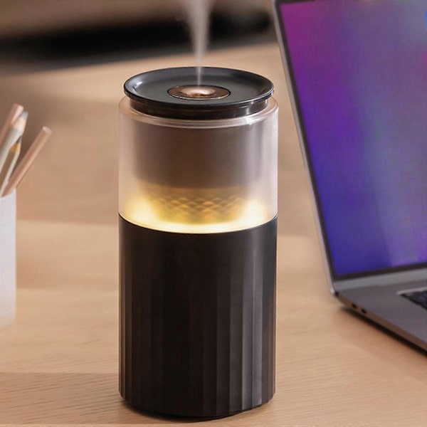 Bil Diffuser Luftfuktare Bilfräschare Arom Diffuser för Inomhus Sovrum Växter -svart uppladdningsbar- svart uppladdningsbar