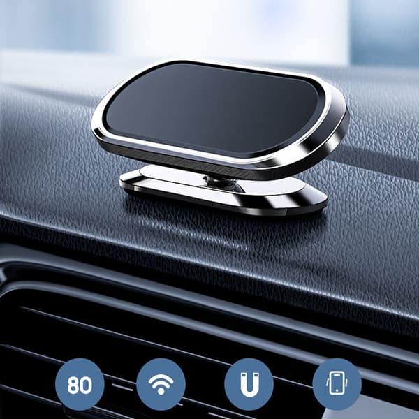 360° Roterende Magnetisk Bil Mobiltelefonholder Bil Dashbord Telefonfeste Stativ