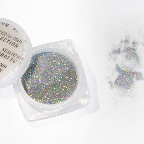 Nagelkonst krompigment dekorationspulver manikyr glitter spegelpulver
