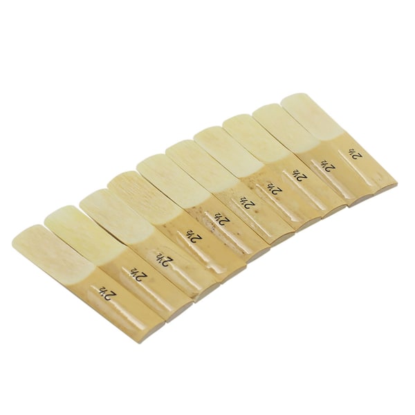 10 st Bamboo Reeds Strength 2.5 för altsaxofonbyte