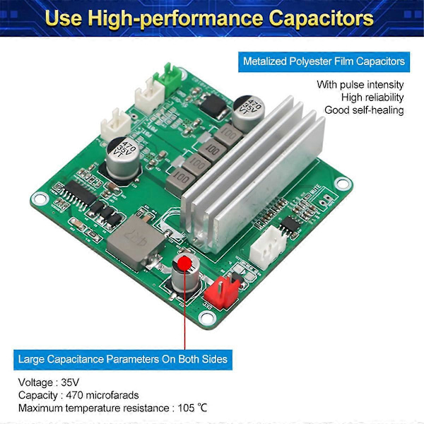 12V HiFi Digital Forstærker Board Stereo TPA3116 70Wx2 Dual Channel