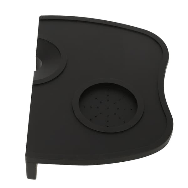 Silikon sklisikker manuell kaffestampermatte Kaffestamperholder Tilbehør Svart
