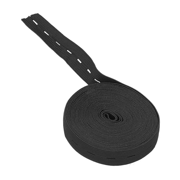 Kuminauha, joustava, kannettava, monikäyttöinen, koti- ja toimistokäyttöön, käytännöllinen, musta