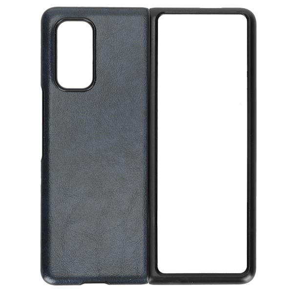 Business Style Pattern Läder Smartphone Fodral för Xiaomi MIX FOLD Fodral för TelefonskyddBlå