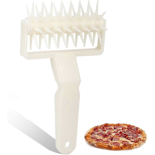 DIY Plast Tårtbröd Hålslagare Pizza Nålroller för Att Göra Kakdeg, Pizzabotten, Pajdeg, Etc_SZXM
