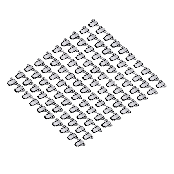 Nail Art Tips Extension Form Guide - 100 stk UV Gel Sticker Manicure Tools