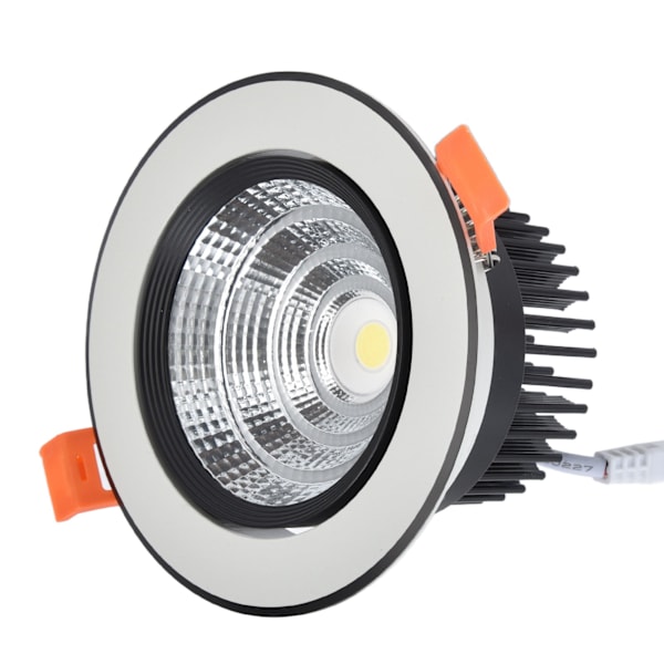 Fellede lys 7W hvitt lys 6000K god varmeavledning LED taklampe for gang stue soverom 100‑264V