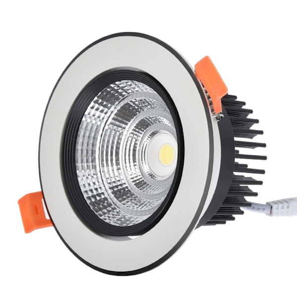Infälld belysning 7W Vitt ljus 6000K Bra värmeavledning LED-taklampa för hall vardagsrum sovrum 100‑264V