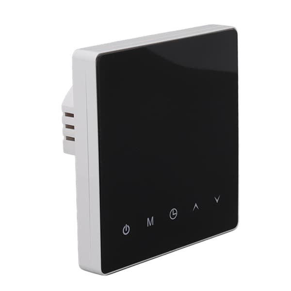 Smart Termostat 86 Typ LCD Pekskärm 7 Dagars Programmerbara Lägen Digital Termostat för Hem 90 till 240V