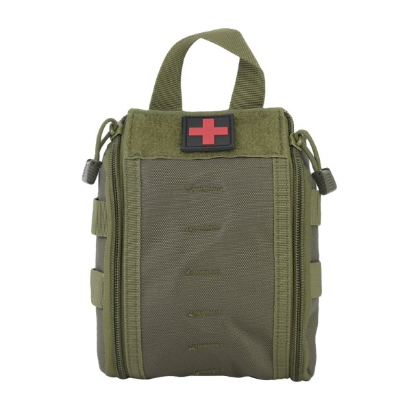 Utendørs bærbar reiseveske Emergency Survival Bag Rescue Medical Pouch (hærgrønn)