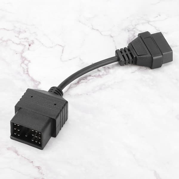 17-bens til 16-bens OBD2 diagnostisk kabeladapterstik passer til Toyota
