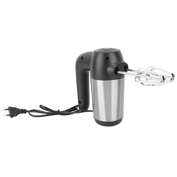 450W elektrisk håndmixer 304 rustfrit stål 5 gear hastighed dej fyld mixer med piskeris til køkken EU stik 220V