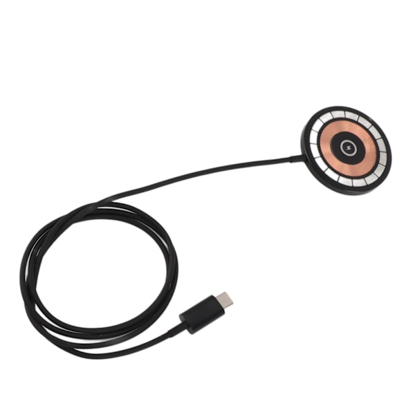 Magnetisk trådløs lader for iPhone 15W hurtig trådløs ladepute rund slank trådløs lader
