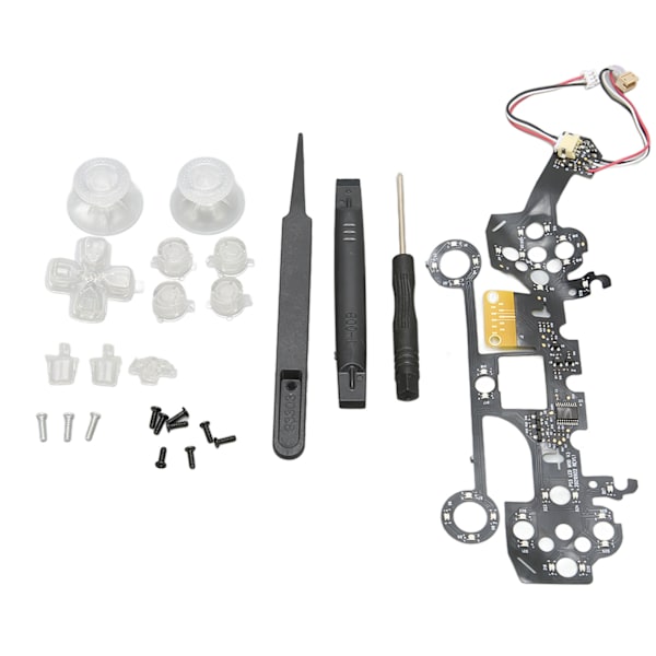 D Pad Lysende Knapper Kit DIY Flerfargede Lysende Hjemmefrontknapper for PS5-kontroller