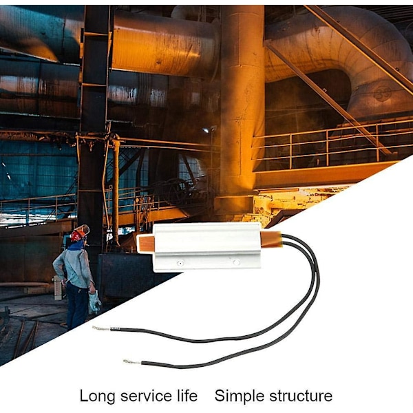 Isolerad PTC Värmeplatta, Säker och Hög Tillförlitlighet Aluminiumhölje PTC Värmeelement Termostatisk Värmeplatta 60×28×7mm(12V/70)