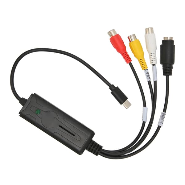 Type C Lyd Video Capture Card RCA til USB Konverter Adapter til Vista XP til OS X til Windows 10 8.1 8 7