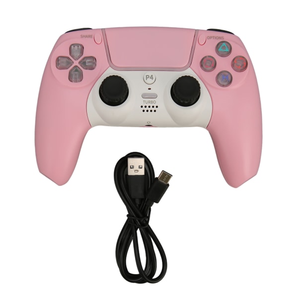 Bluetooth-kontroll för PS4, PS5, Windows 7 8 10 PC-surfplatta - Rosa