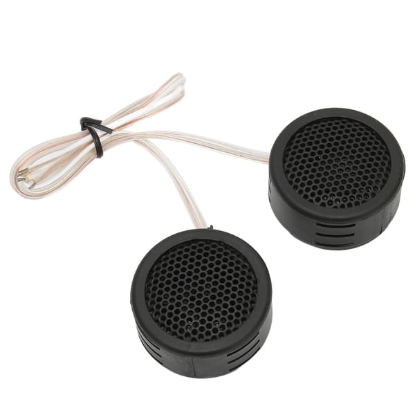 2 stk. bil-diskanthøjttalere 97dB 500W Dome interiør stereo audio højttaler med base til lydsystem