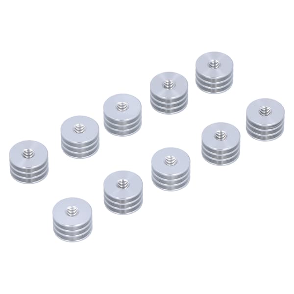 10 stk. 3D-printer varmerør mini aluminiumslegering ekstruder radiator tilbehørssæt