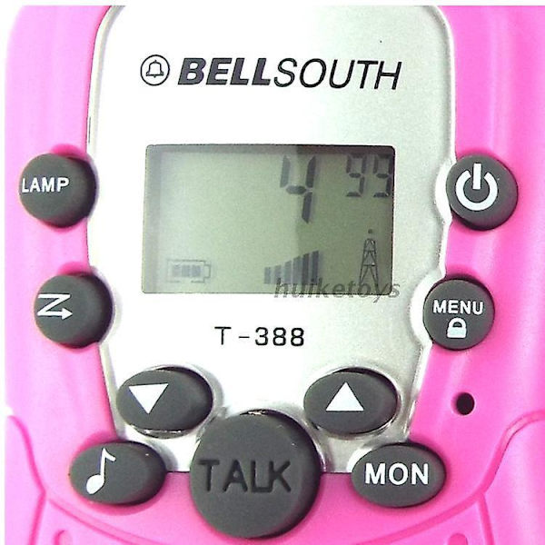 Outdoor Adventure Kids Walkie Talkie Set med 3 delar, 8-kanals 2-vägsradio, bakgrundsbelyst LCD-ficklampa, leksakspresenter för åldrarna 3-12 för camping