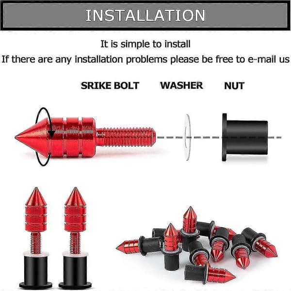 10st/set Motorcykel Vindruteskruvar Mutter Brickor Kit Vindrute Panel Monteringsdetaljer Modifierade Delar Dropshipping Guld