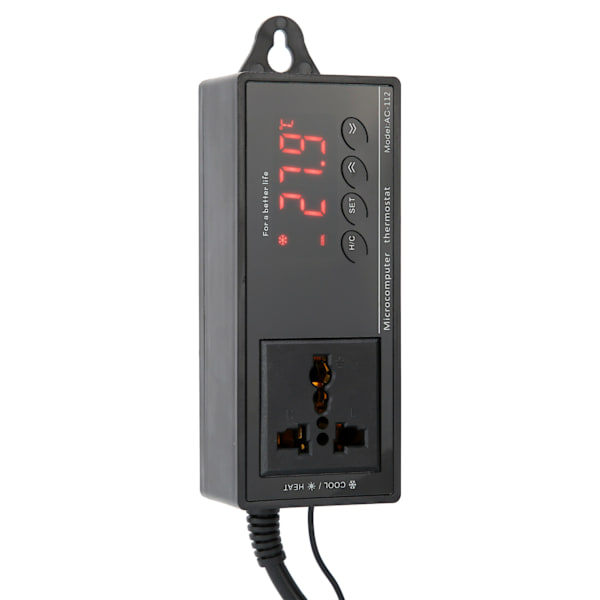 Digital temperaturregulator termostat för reptilinkubator växthus akvarium EU-kontakt 220V