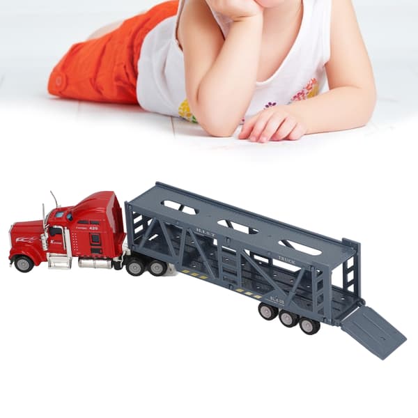 Realistisk RC Containerbil Leke for Barn - Interaktiv 1/65 Skala Semi-Trailer