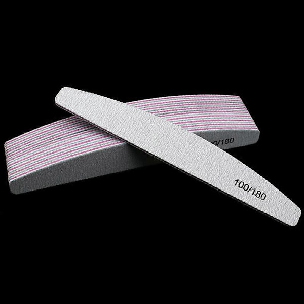 50 st Archos Nagelkonst Pulver 100/180 Nagelgel Manikyr Pedikyr Tillbehör Nagelpulver Nagelvårdsverktyg Citron