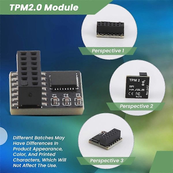 TPM-modul TPM2.0 til TPM SPI Parallel Trusted Platform Module