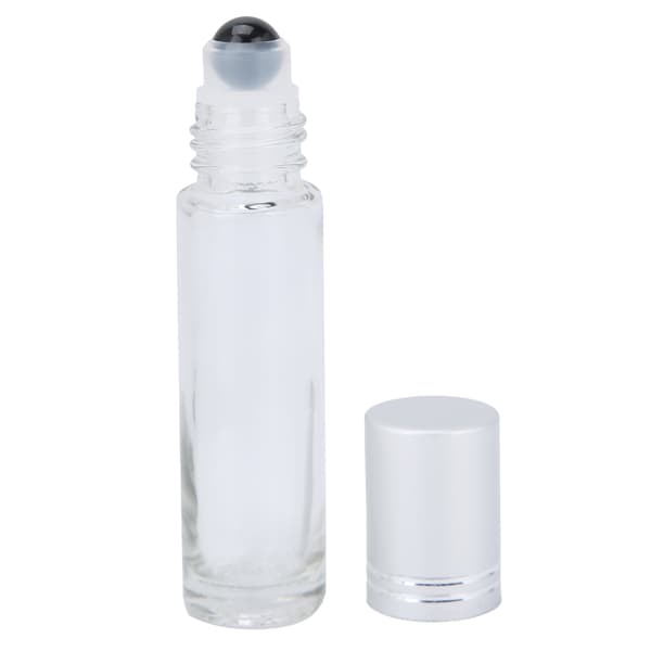 Eterisk oljerulleflaska Resa Bärbar Roll on Flaskor Tillbehör för Hälsovård 10ml Obsidian