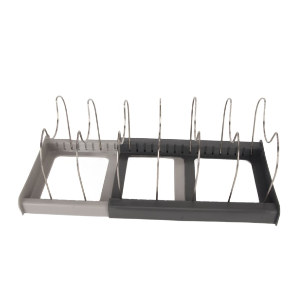 Grytlock Organizer 304 rostfritt stål expanderbara U-formade avdelare Diskförvaringsställ för kök Bar Restaurang