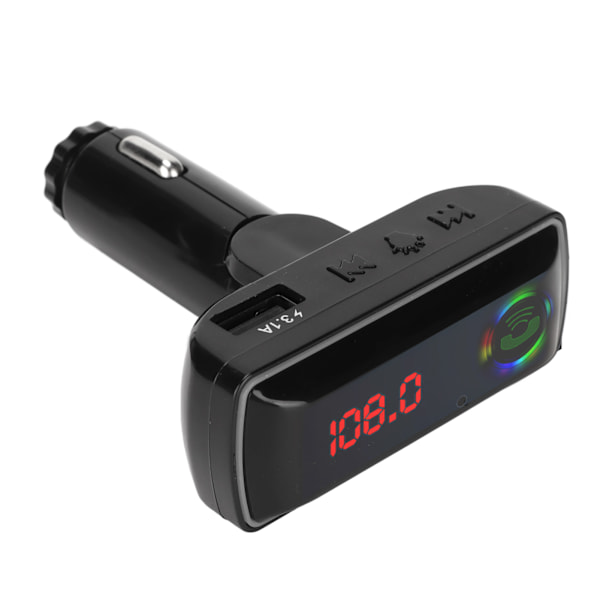 Bil Blåtand FM-sändare Stor kapacitet USB-data gränssnitt Radioadapter för bil F11