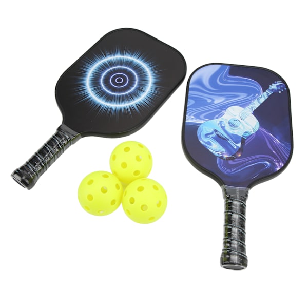 Pickleball-racketset för inomhus- och utomhusbruk med 4 bollar för sportträning