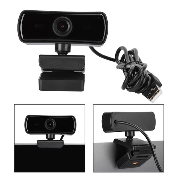 Webcam USB-kamera med indbygget mikrofon, computertilbehør til liveudsendelse og netundervisning