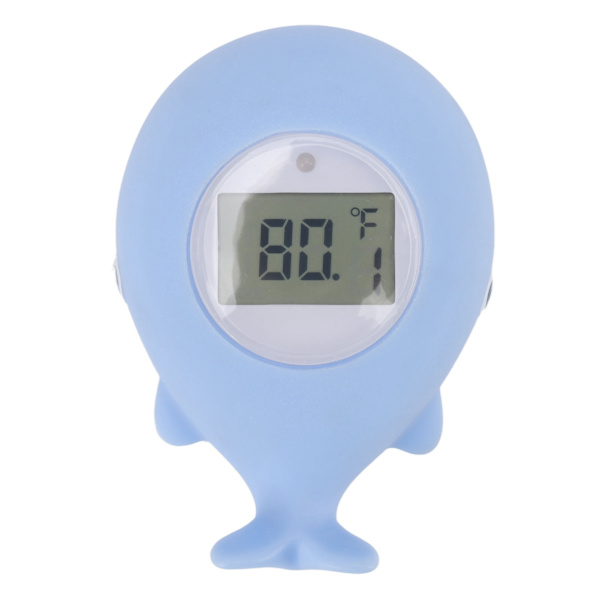 Valformad babybadkar termometer tyst larm spädbarn babybad flytande leksak temperatur termometer