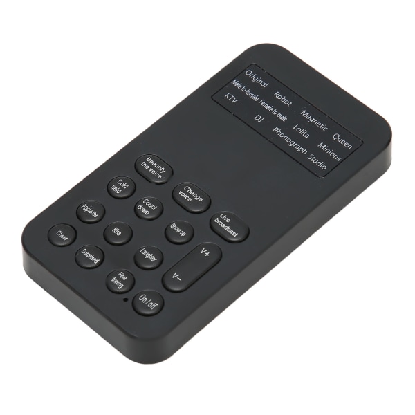 Voice Changer Håndholdt Mini Voice Changer Device 8 Sound Effects Machine for Phone Calling Gaming