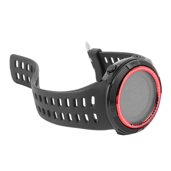Män Digital Watch Vattentät Klar Display Datum Väckarklocka Elektronisk Watch för Studenter Röd