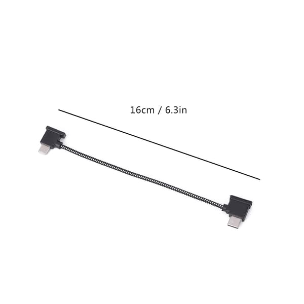 Kauko-ohjaimen siirtokaapeli Lightning - Type-C Mavic AIR 2:lle (16cm)
