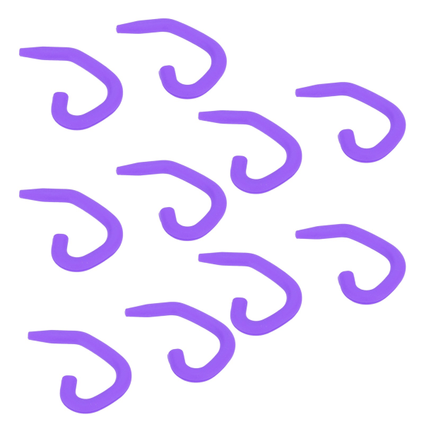 5 paria cover korvakoukku Pehmeä silikoni uudelleenkäytettävä mukava cover korvasuojakoukku lapsille aikuisille violetti