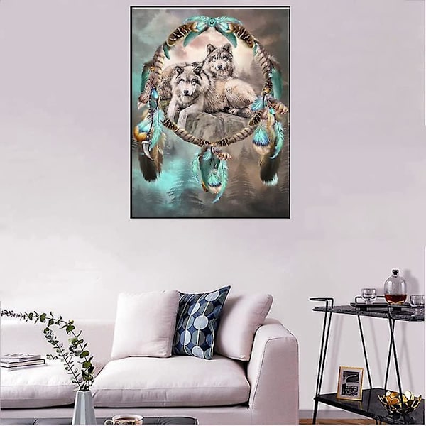 Diamond painting – Täydellinen tekojalokivi Arts ristipistosarja lapsille ja aikuisille, itse tehty kirjontamaalaus numeroiden mukaan, seinäkoristelutaide
