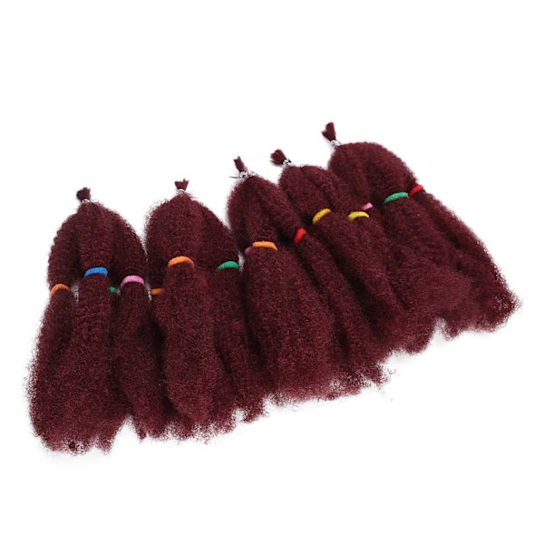 Muodikkaat kiharat Crochet-hiuslisäkkeet Kiharat kudokset Crochet-letit Hiustenpidennykset Peruukki118