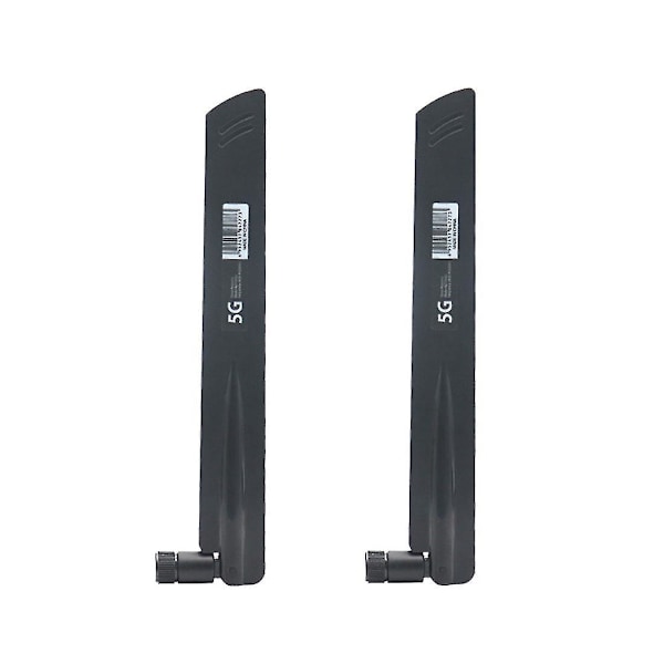2 stk. 3g 4g 5g Antenne 600-6000mhz 18dbi Gain Sma Hann For Trådløst Nettverkskort Wifi Ruter Høy S-B10